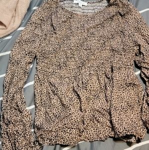 Cheetah print shirt
